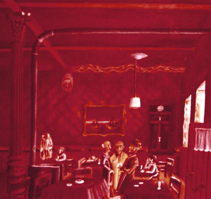 Bei Hulda, 1975, Öl-Leinen, 60x60.jpg